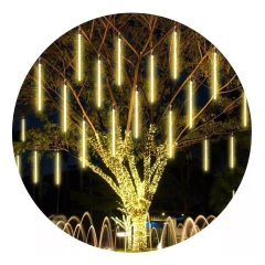 Guirnalda Led Meteoro Tubo Lluvia Varillas Luz Calida - comprar online