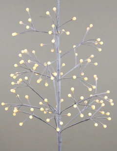 Imagen de Arbolito Luminoso Led Arbol Navidad Deco Luz Calida Negro