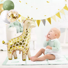 Set Globos Jungla Safari Verde Oliva Jirafa Baby Shower - comprar online