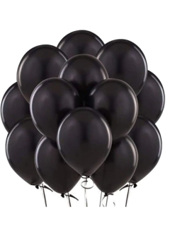 25 Globos Negros 10 Pulgadas en internet