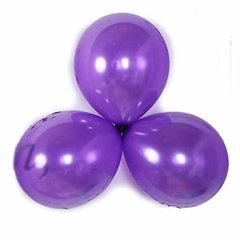 50 Globos Perlados Violeta 12 Pulg Casamiento Fiesta Deco - comprar online