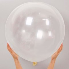 5 Globos Cristal Transparente Piñata 18 Pulg. Sin Confeti - comprar online