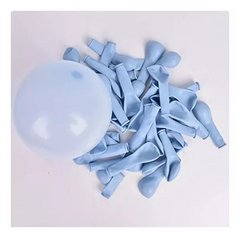 20 Globos Latex Celeste Pastel Decoracion Arco 5 Pulgadas