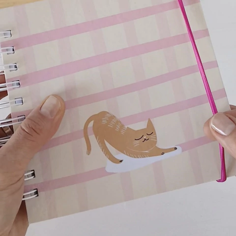 CUADERNO CUADRADO - GATITOS FIACA