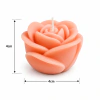 Molde de silicone Rosa vela decorativa 4cm na internet