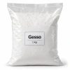 Gesso Em Pó lento Branco 1kg Para Moldes