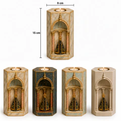 Molde de Silicone para Oratória MEDIEVAL Vela Gruta Forma para Vela Artesanal 15cm na internet