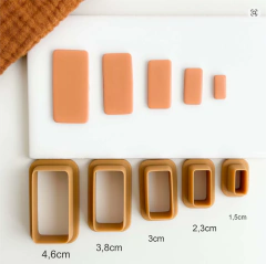 Kit 5 Cortadores para Brincos e Massa Clay Artesanato molde brinco CORTADOR DE BRINCO:1ao4 - loja online