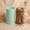 Forma de Silicone Gruta Porta Velas Nossa Senhora Luxo na internet
