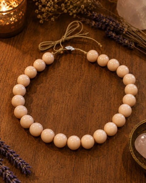 Collar de cuentas grandes ajustable - Chimenea de las Hadas