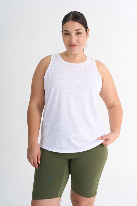Musculosa amplia ATHENA, Blanco - S ACTIVE - Exclusivo online - comprar online