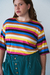 Remera ANDY RAYADA, Fucsia Rayas chicas - comprar online