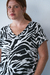Remera ALICE Animal Print, Negro - comprar online