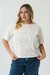 Remera SOLEDAD, Camel rayado