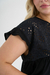 Blusa PERLA, Negro - Syes | Ropa juvenil talles grandes tienda online