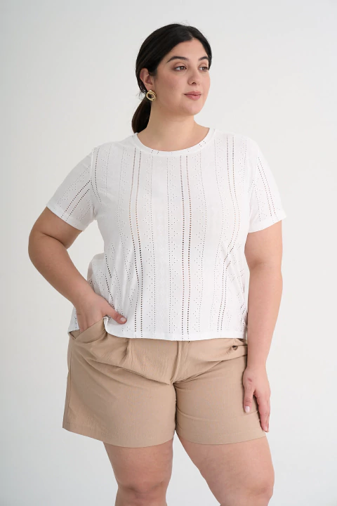 Remera JUSTA, Blanco - comprar online