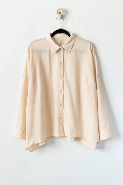 Camisa CLAVEL, Crema