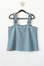 Top CLARISSA, Azul - comprar online