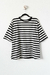 Remera ALEJANDRA, Negro rayas gruesas - comprar online