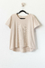 Remera KIM, Crema