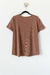 Remera KIM, Marrón en internet