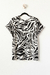 Remera ALICE Animal Print, Negro - tienda online