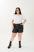 Short HALLIE engomado, Negro - EXCLUSIVO ONLINE