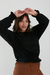 Sweater FLEUR, Negro - Exclusivo online