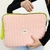 Funda Notebook Baston rosa con cierre color lima - comprar online