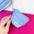 Mini necessaire con mosqueton matelasse lavanda - comprar online