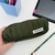 Cartuchera fun matelasse Verde militar - comprar online