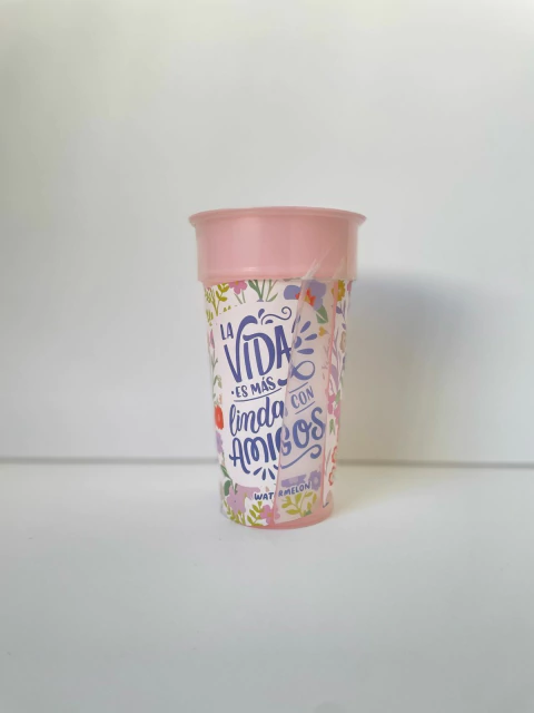 Vaso doble capa , amigos FERIA - comprar online