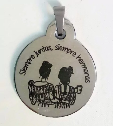 Medalla siempre juntas siempre unidas