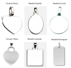 Foto Llavero Acero Grabado Doble Faz - comprar online