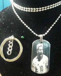 Foto Medalla Lionel Messi Cabala Mundial