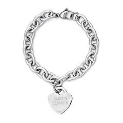 Pulsera Roló Acero + Dijes Grabado De Nombres Frases Incluid - comprar online