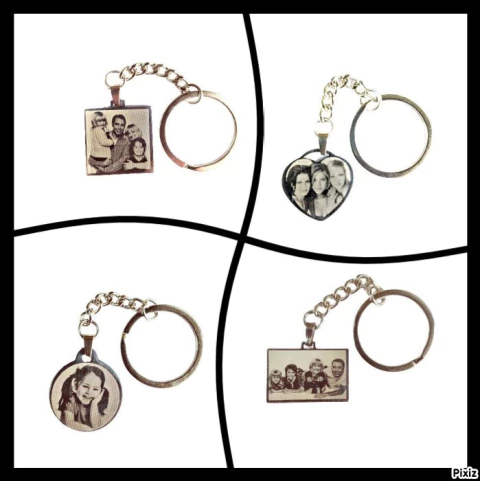 Modelos de Llaveros fotograbados