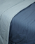 Acolchado Tusor Azul / Celeste - 1 Plaza y 1/2 - comprar online