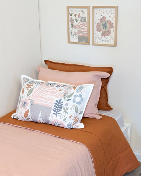 KIT Tusor Oso con Flores - Cuna Funcional - comprar online