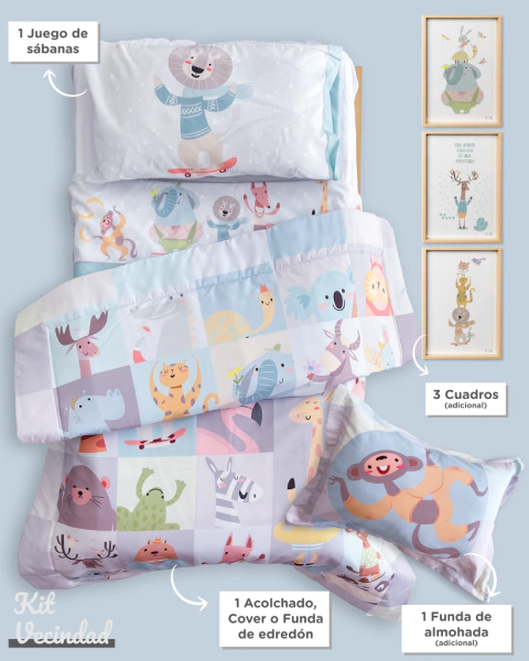 KIT Vecindad - 1 Plaza y 1/2 - comprar online