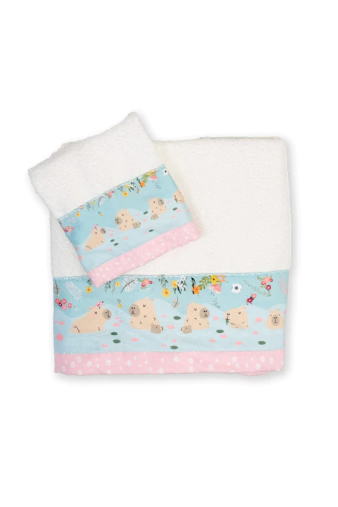 Juego de Toallas Capibara- preventa - comprar online