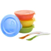 Conjunto de Tigelas e Colheres coloridas - Munchkin - 02.43867