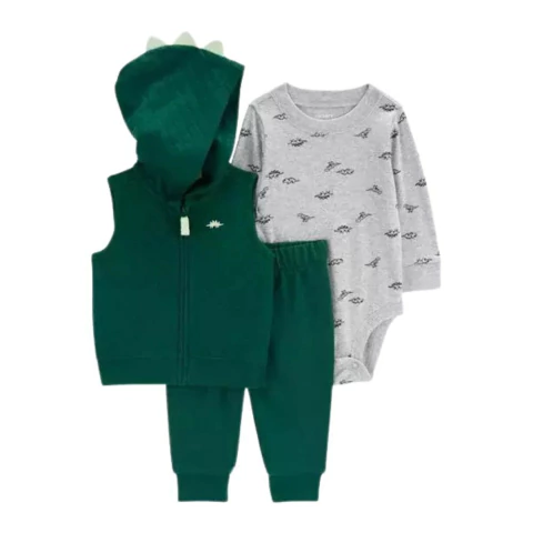 Conjunto de colete de dinossauro de 3 peças carters - comprar online