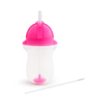 Copo Grande com Canudo Click Lock ROSA 296 ml - munchkin 02.11484