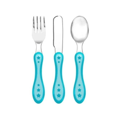KIT TALHER 3 PECAS ESTRELINHA - AZUL - buba