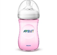 Mamadeira Pétala - Rosa 260 ml - Philips Avent  bico 1m+