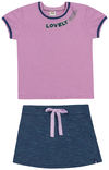 CONJUNTO FEMININO INFANTIL - elian 251593 - ROSA CHICLETE 4224