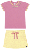 CONJUNTO FEMININO INFANTIL - elian 251593 - ROSA 4280