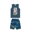 Conjunto Infantil Menino Comfy Tactel Sublimação Neon - Elian 241141 - MARINHO ESCURO 6118