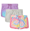 KIT 3 SHORTS- GARANIMALS - Cinza, pink e lilás